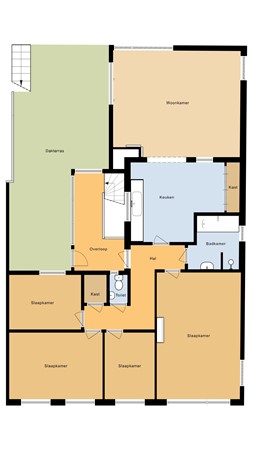 Floorplan - Raadhuisstraat 25, 1474 HH Oosthuizen